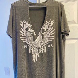 Forever 21 Graphic T-Shirt Dress